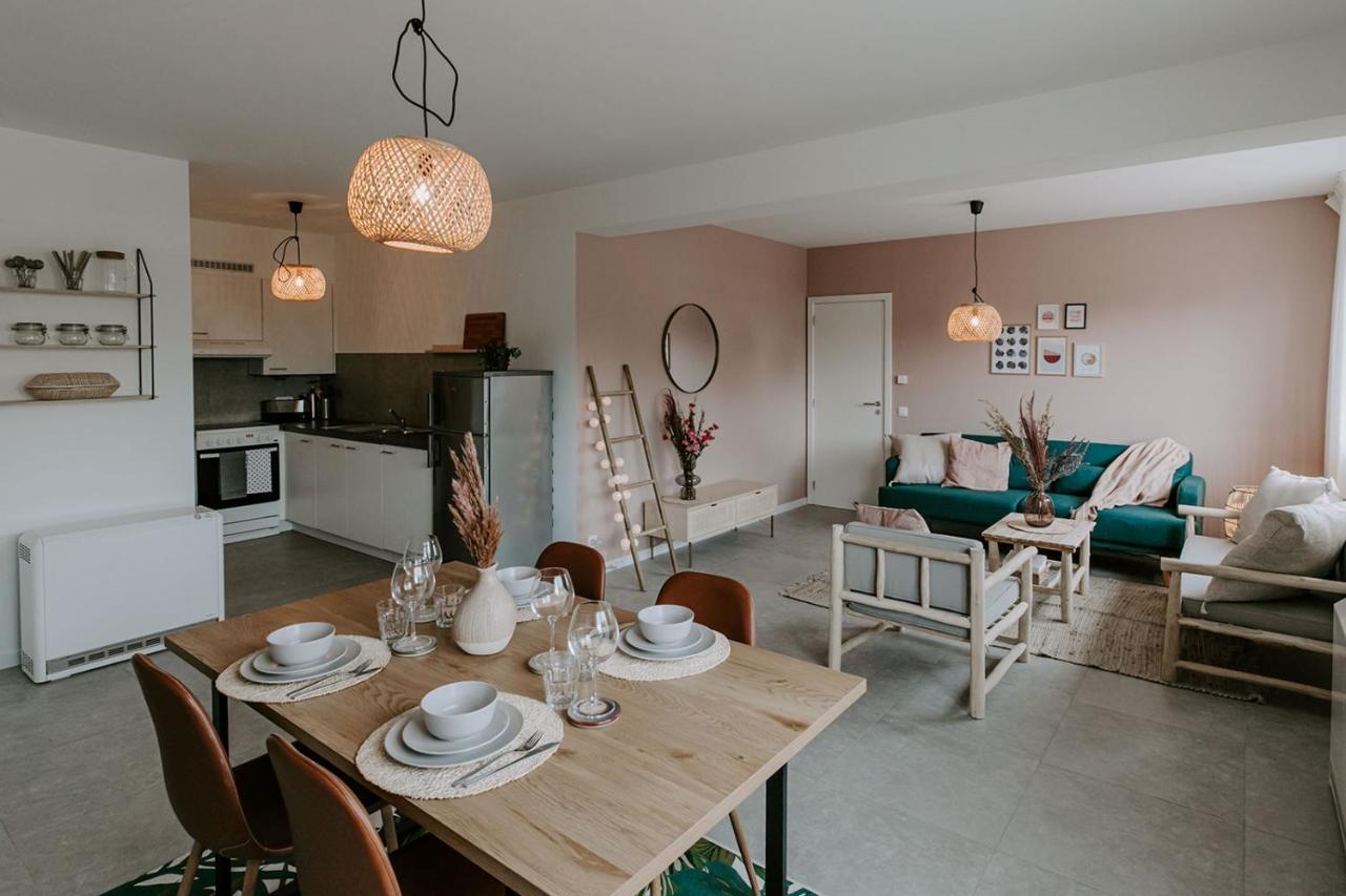 Zuiders appartement op 150m van duinen en strand Bredene Buitenkant foto